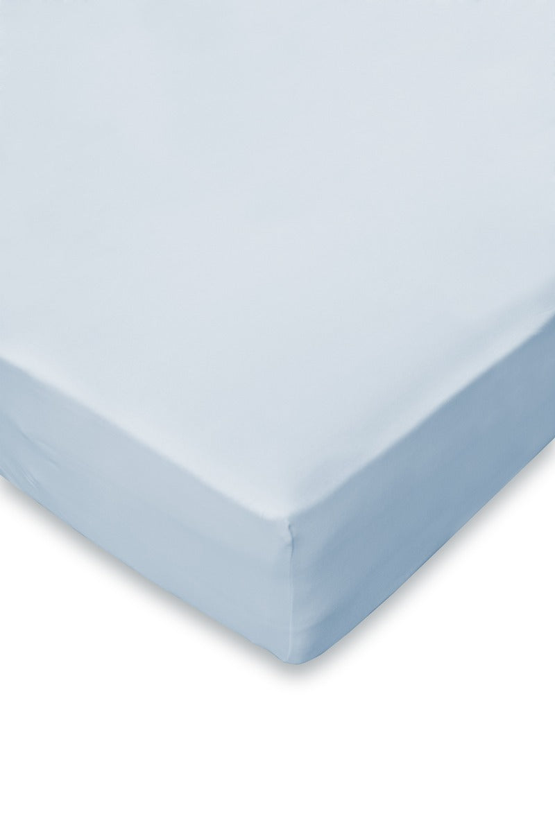 Dutch Dreams Hoeslaken Jersey Katoen - 25cm Hoek - 2x- licht blauw