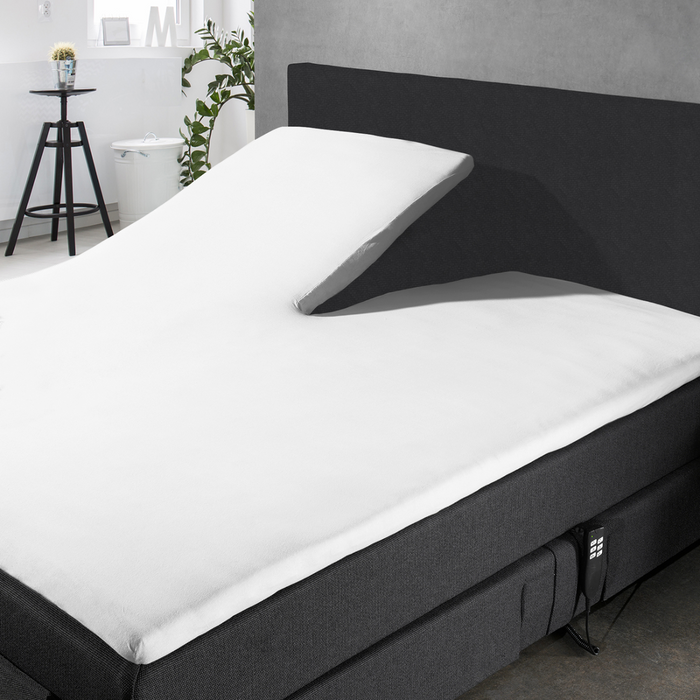 Eleganzzz Splittopper Hoeslaken Perkal Katoen - wit