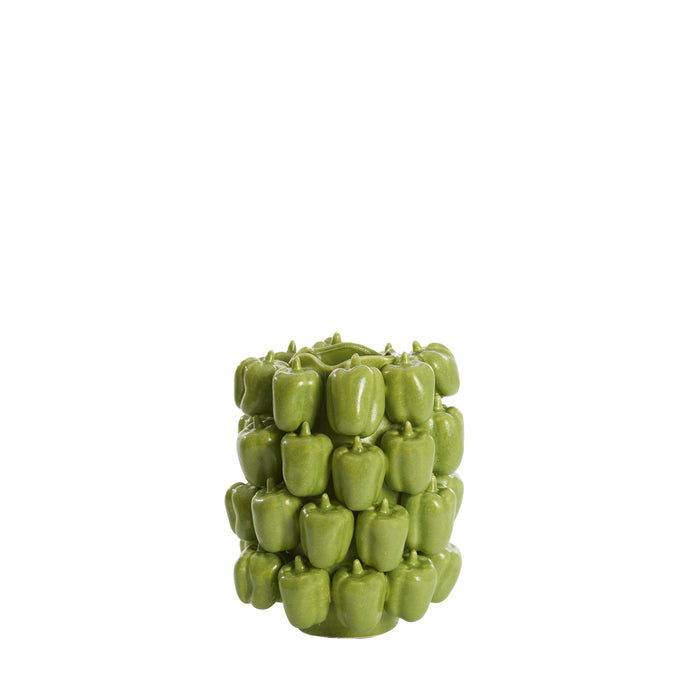 Light & Living - Vaas BELLPEPPER - 23.5x23x32.5cm - Groen