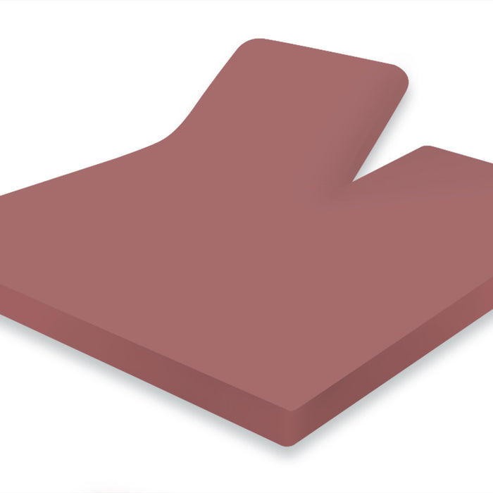 Eleganzzz Splittopper Hoeslaken Jersey Katoen Stretch - rose