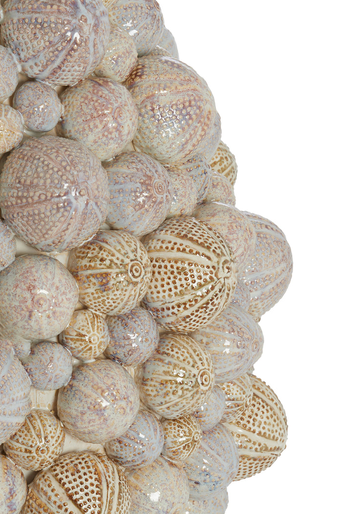 Light & Living - Vaas SEA URCHIN - Ø40x49cm - Wit