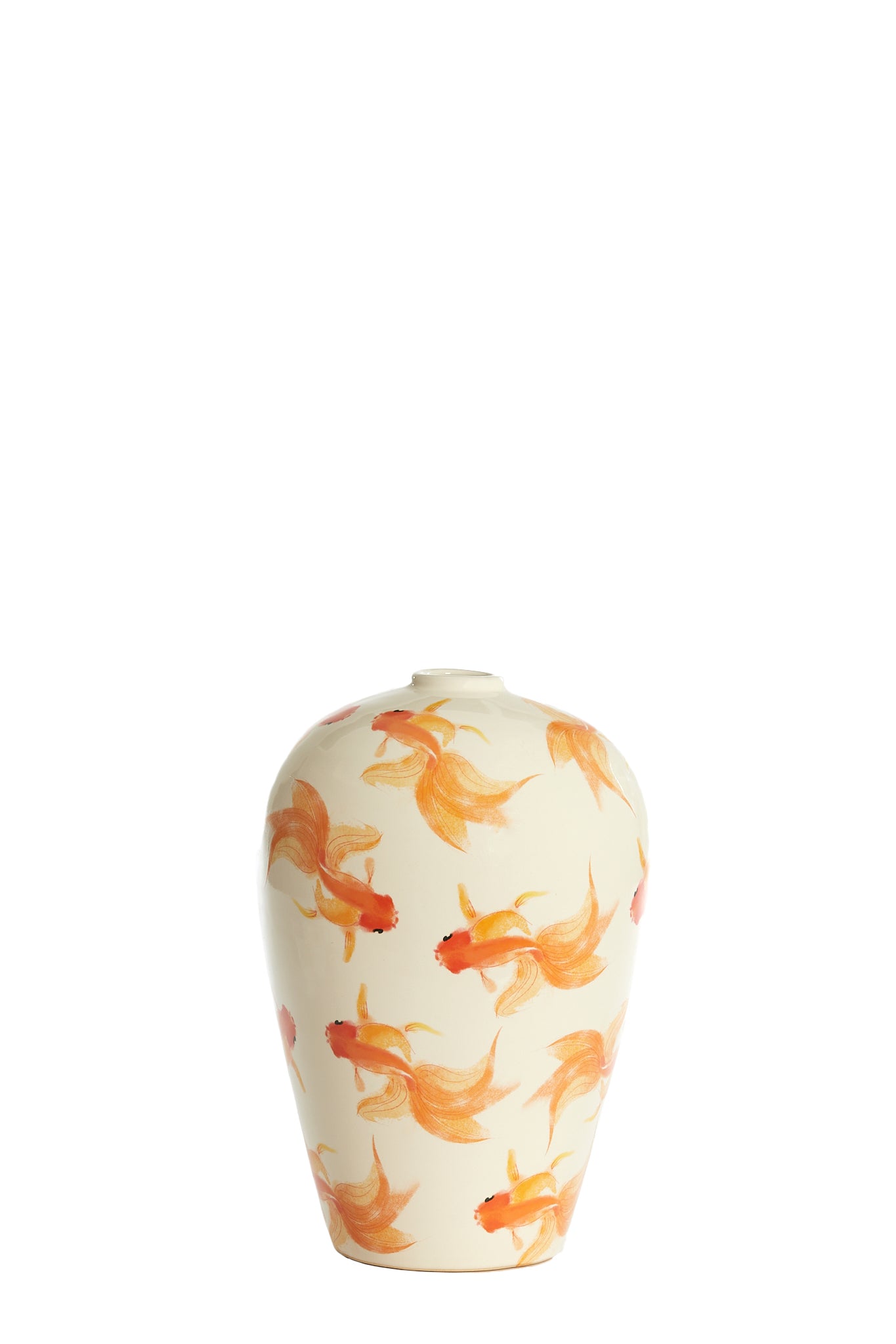 Light & Living - Vaas FISH - Ø20.5x30.5cm - Wit