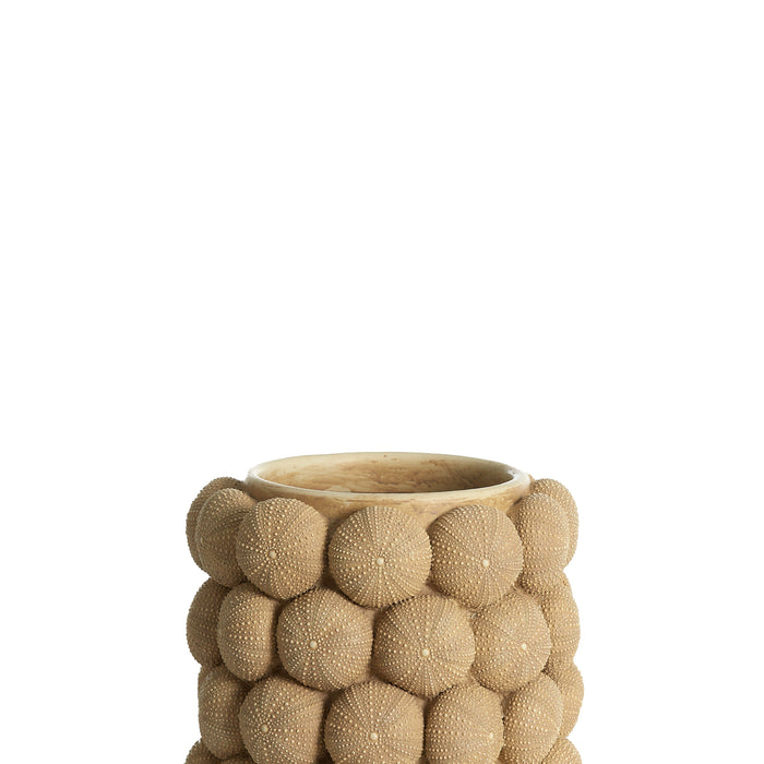 Light & Living - Vaas SEA URCHIN - Ø20.5x18cm - Bruin