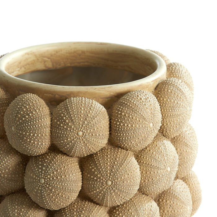 Light & Living - Vaas SEA URCHIN - Ø20.5x18cm - Bruin