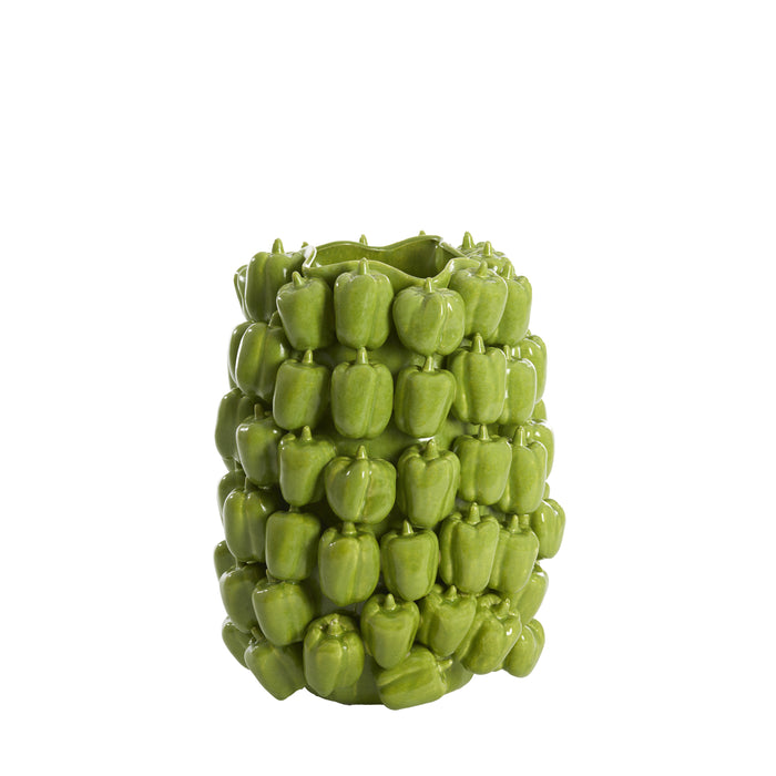 Light & Living - Vaas BELLPEPPER - 35x33x47cm - Groen