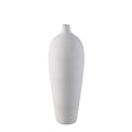 PTMD Cavinn White Matt Ceramic Bottle Vase L
