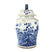 Fine Asianliving Chinese Gemberpot Blauw Wit