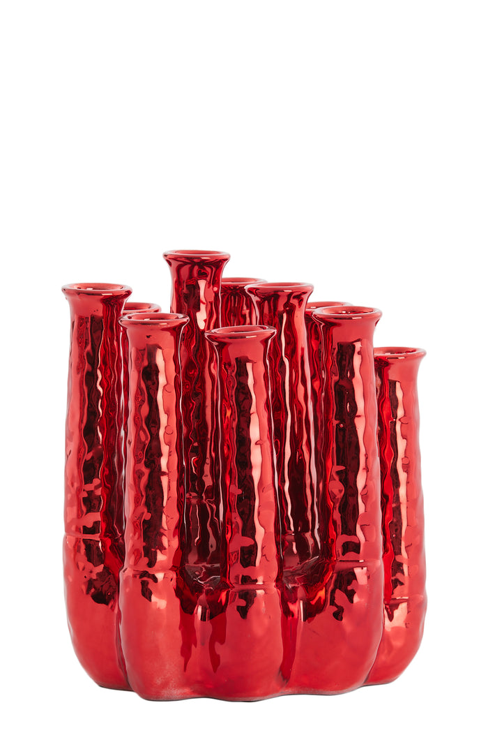 Light & Living - Vaas LEANJA - 25x17x30cm - Rood