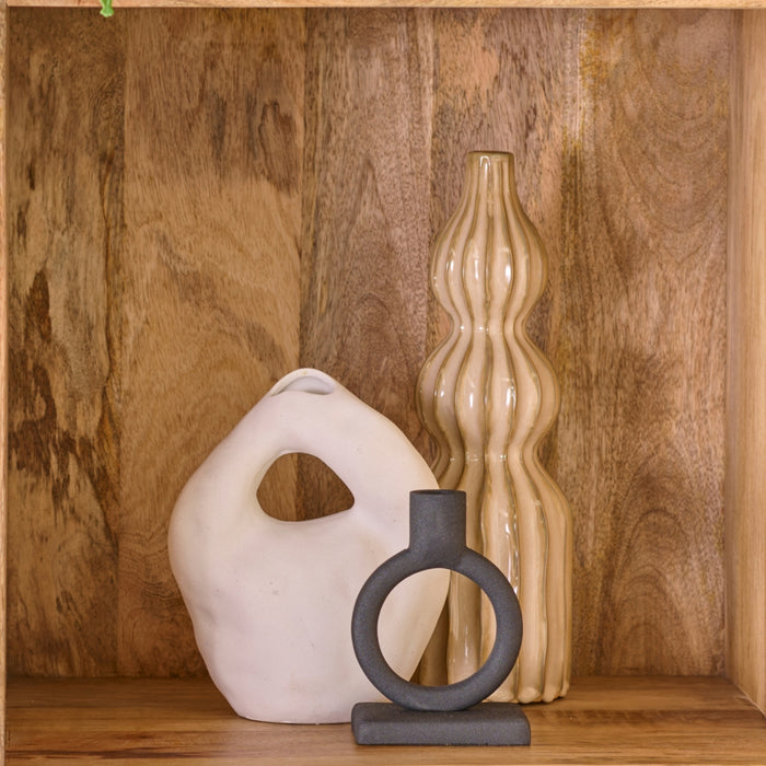 Vaas Borgos M  - Porselein - 18x22x10cm (BxHxD)