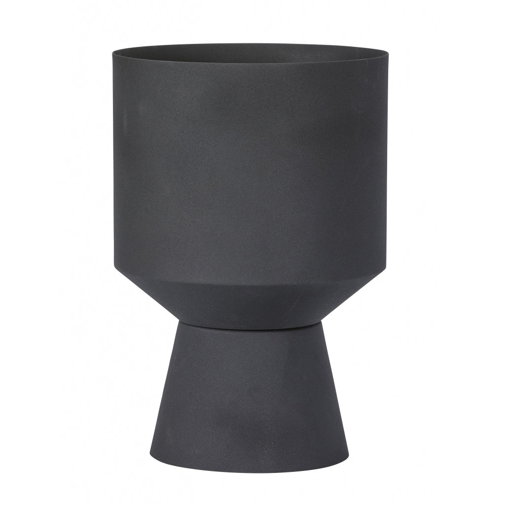 Bloempot Schore M  - Metaal - 25x37x25cm (BxHxD)