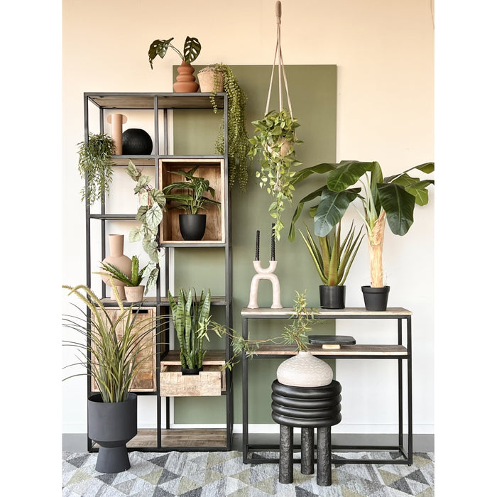 Bloempot Schore M  - Metaal - 25x37x25cm (BxHxD)