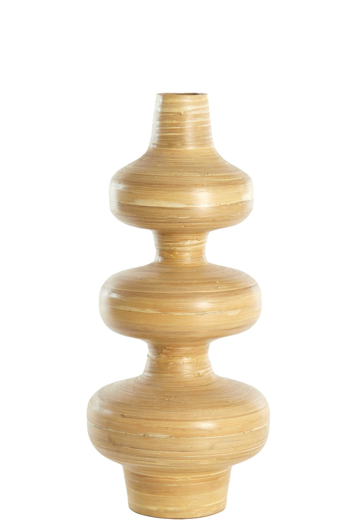 Light & Living - Vaas CAMELEA - Ø26x52cm - Bruin