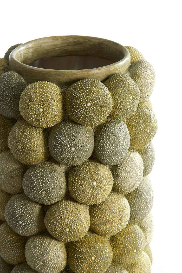 Light & Living - Vaas SEA URCHIN - Ø19x32.5cm - Groen