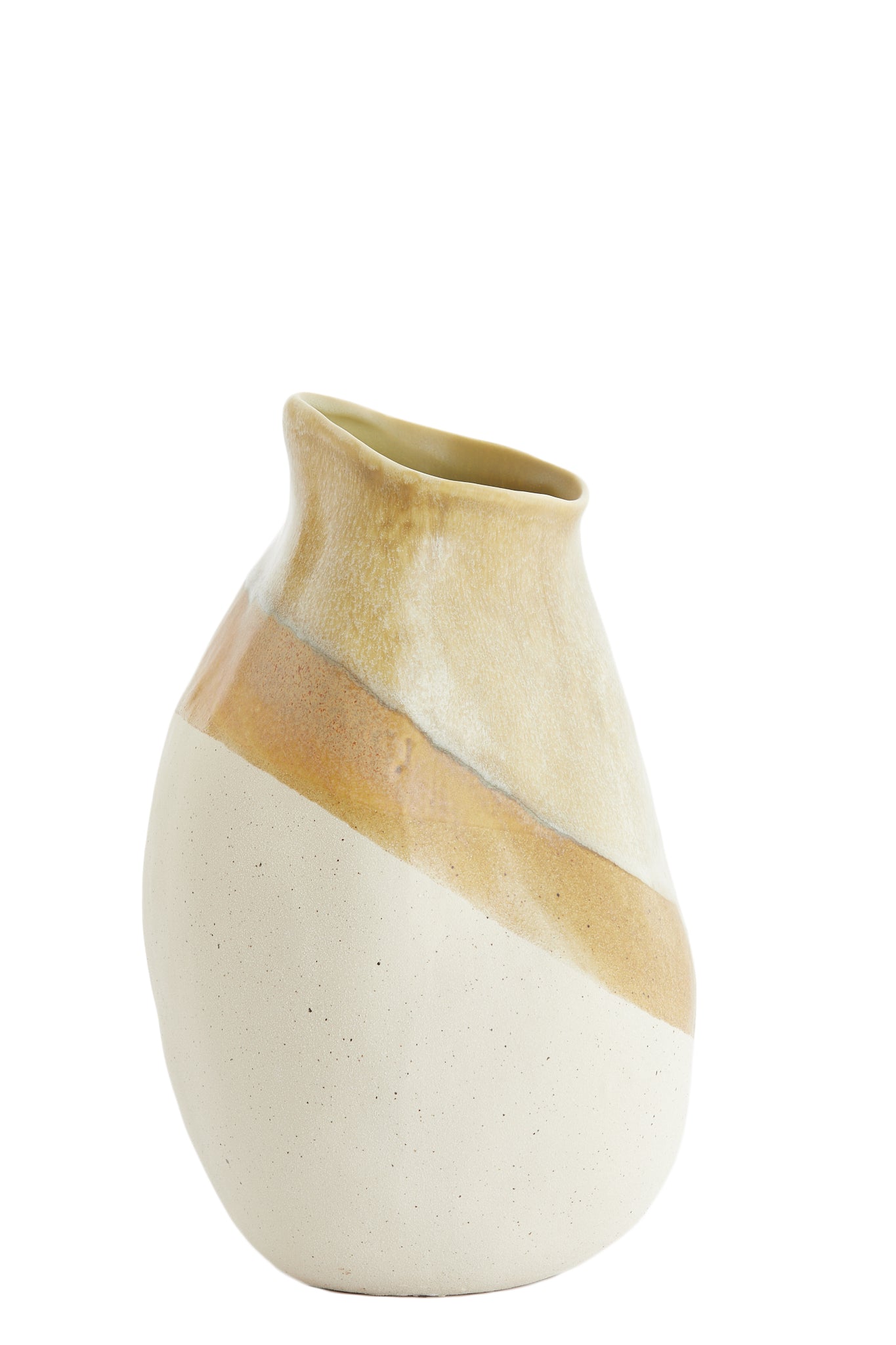 Light & Living - Vaas YULARA - 20.5x20x33cm - Bruin