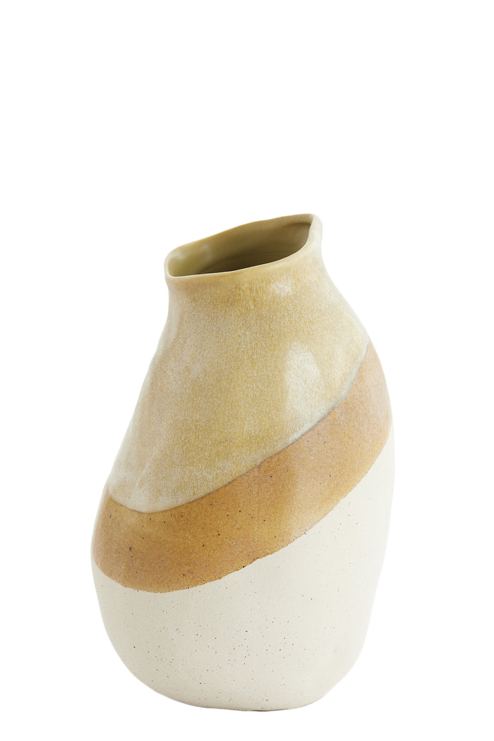 Light & Living - Vaas YULARA - 20.5x20x33cm - Bruin