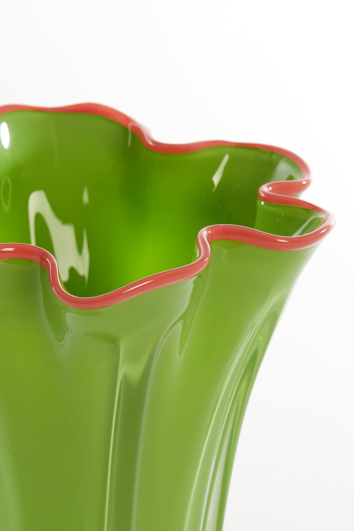 Light & Living - Vaas KAZUNO - Ø26x32cm - Groen