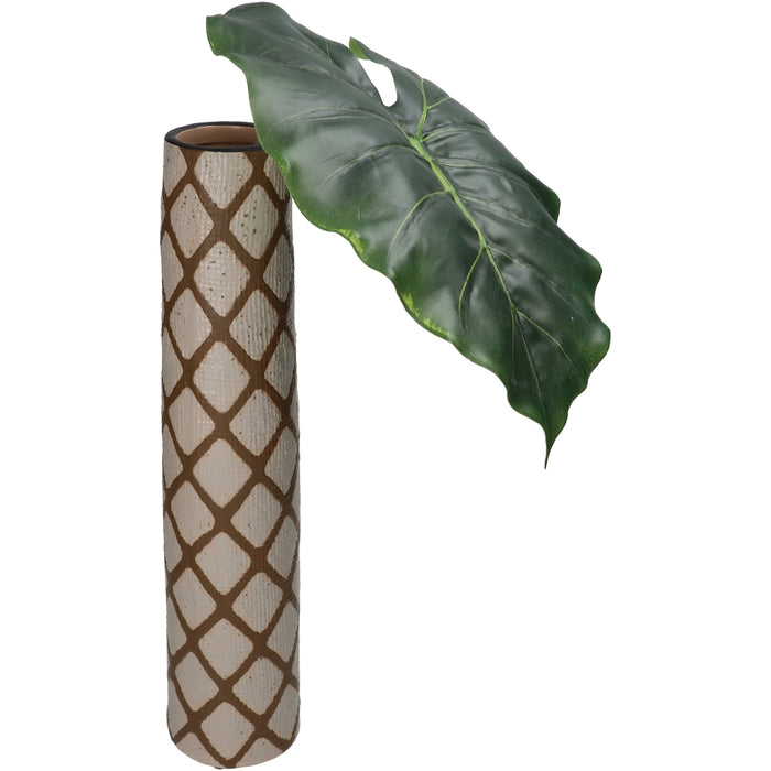 HD Collection Vaas Gitta  - Keramiek - 9x40x9cm (BxHxD)