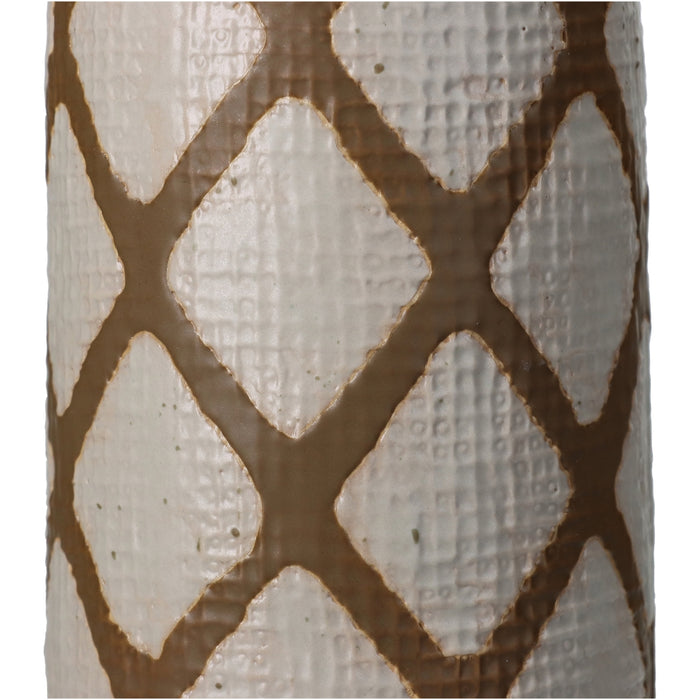 HD Collection Vaas Gitta  - Keramiek - 9x40x9cm (BxHxD)