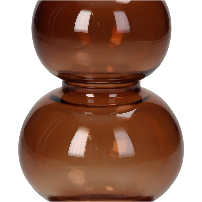 HD Collection Kandelaar Bubbel  - Glas - 8x16x8cm (BxHxD)