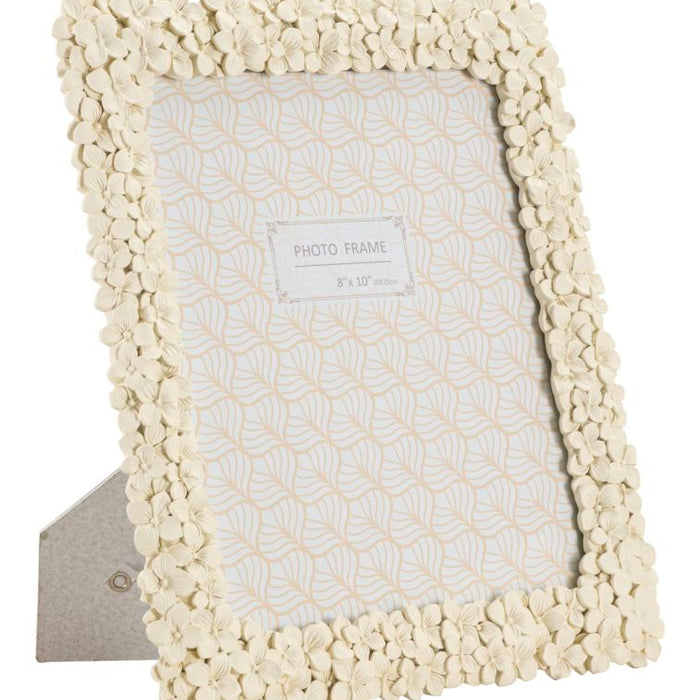 Floty - Beige fotolijst met kleine bloemen