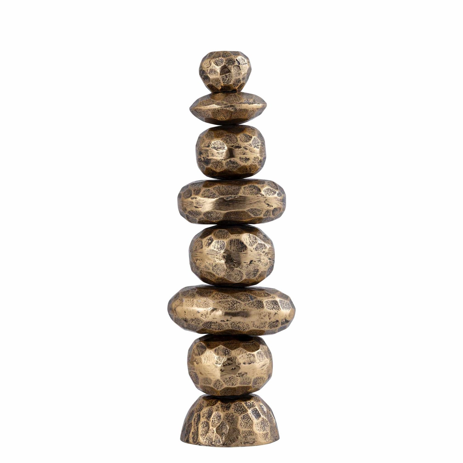 PTMD Kandelaar Kassam - 12x9x36 cm - Aluminium - Goud