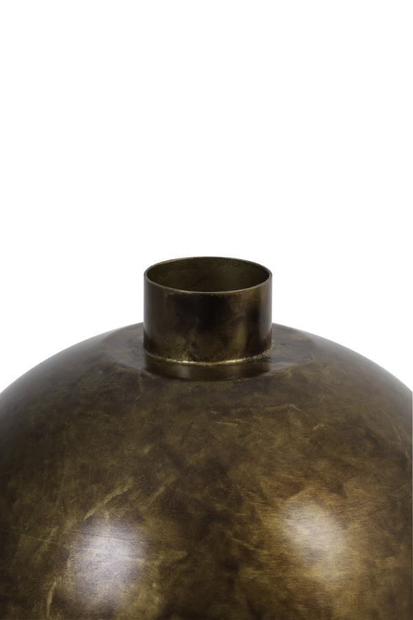 Light&living Vaas deco Ø26x34 cm BINCO gebrand antiek brons