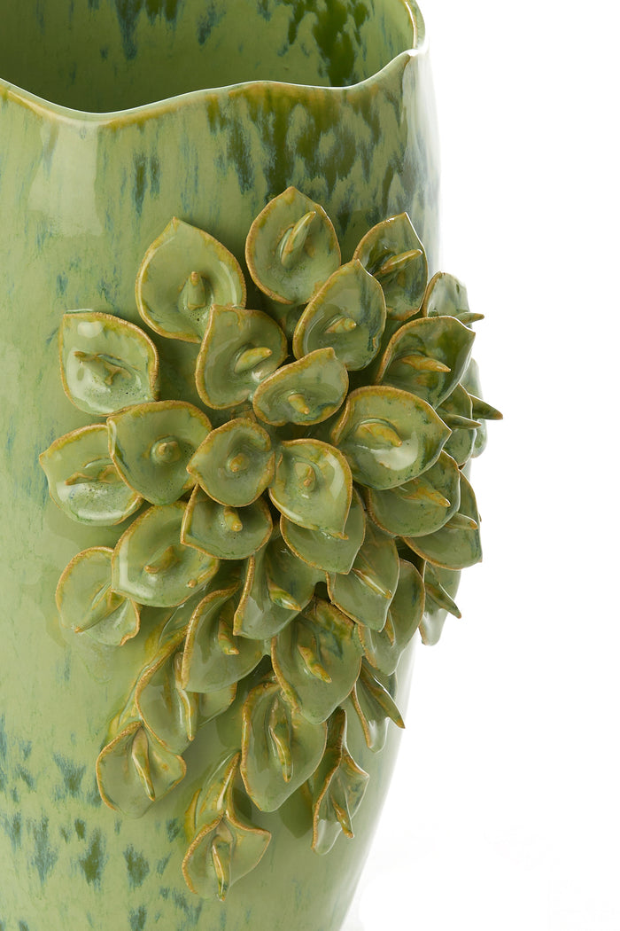 Light & Living - Vaas AMIATA - 23x19x35.5cm - Groen