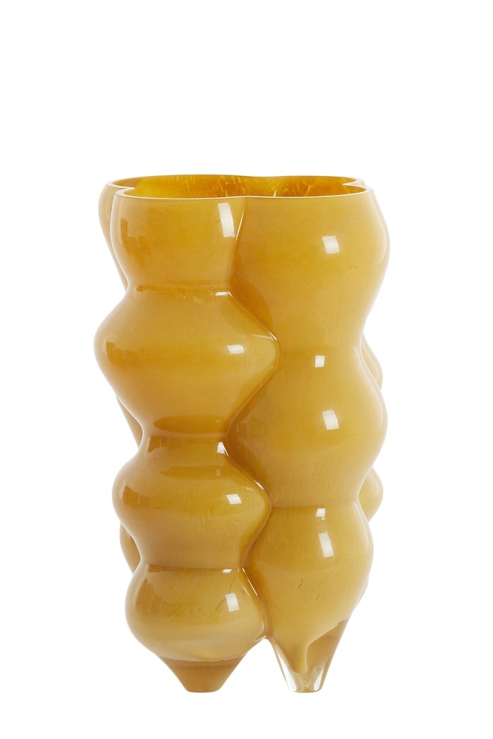 Light & Living - Vaas CEREA - Ø19.5x34cm - Geel