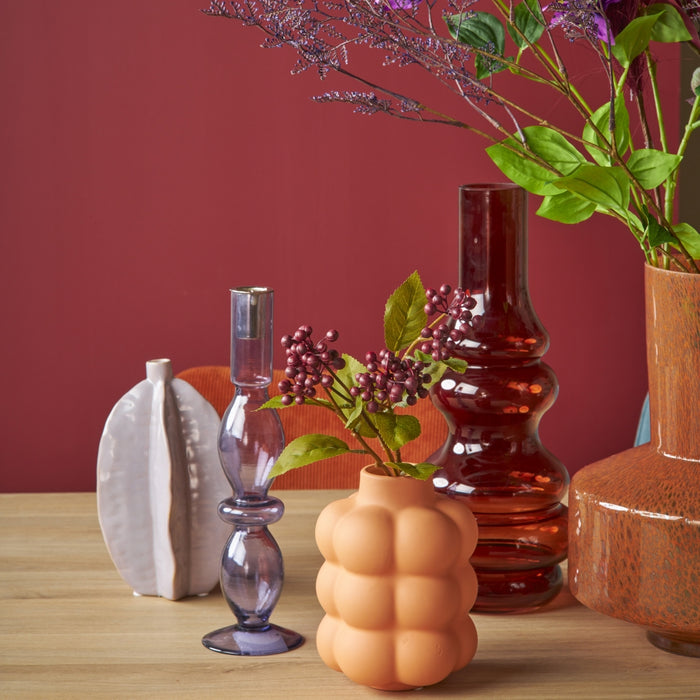 HD Collection Kandelaar Classic  - Glas - 9x30x9cm (BxHxD)