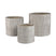 PTMD Paizlie Beige Round Magnesium Pot Line Pattern SV3