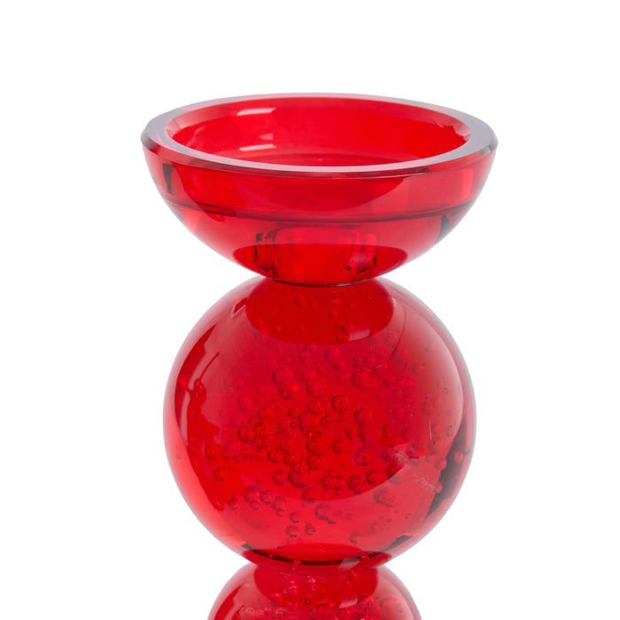 Light & Living - Kandelaar ITINGA - Ø9.5x15.5cm - Rood