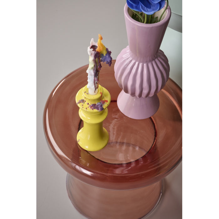 HD Collection Kandelaar Lines  - Keramiek - 8x18x8cm (BxHxD)