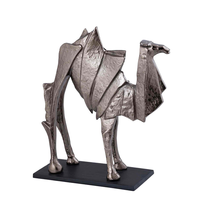 PTMD Rajan Brown Casted Alu Camel Statue Large