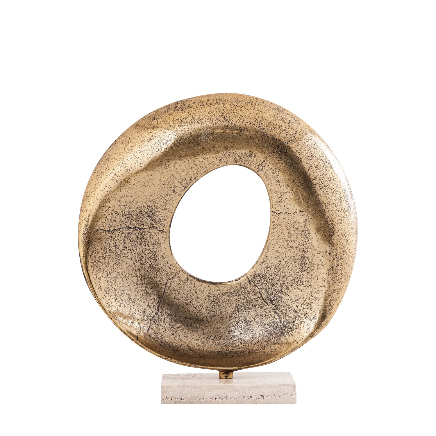 PTMD Daweson Brass Casted Alu Statue Open Round