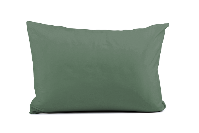 Eleganzzz Kussensloop  Perkal Katoen - grenat green 60x70cm