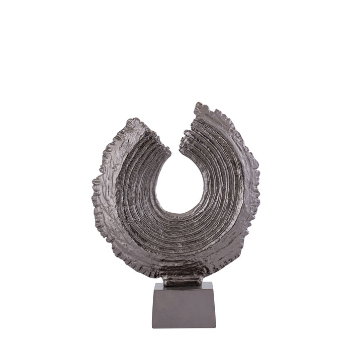 PTMD Apolline Bronze Round Casted Alu Statue On Base S