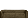 WOOOD Sloping 3-Zits Bank - Velvet - Bonsai