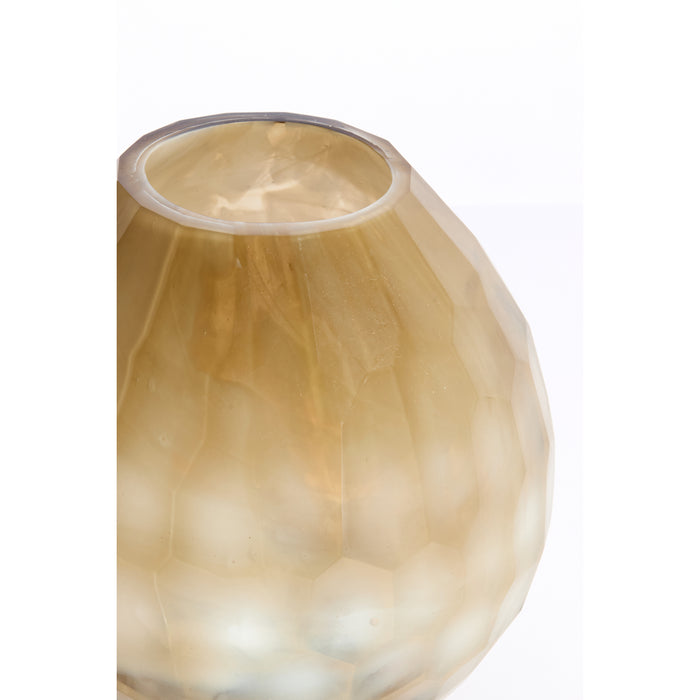 Light & Living - Vaas BEROVO - Ø23x26.5cm - Bruin