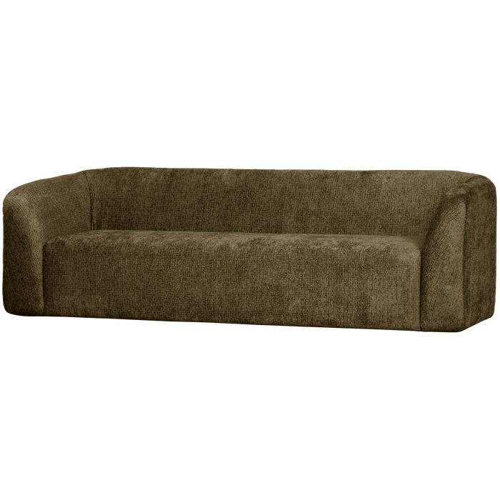 WOOOD Sloping 3-Zits Bank - Velvet - Bonsai