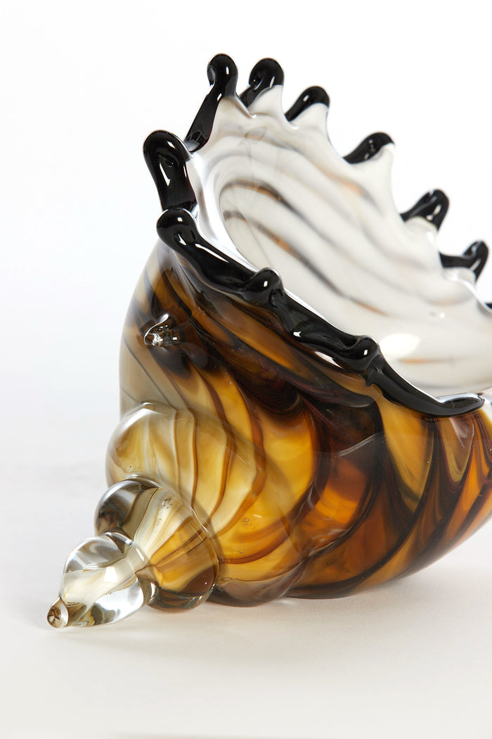 Light & Living - Ornament SHELL - 28x12x16cm - Bruin