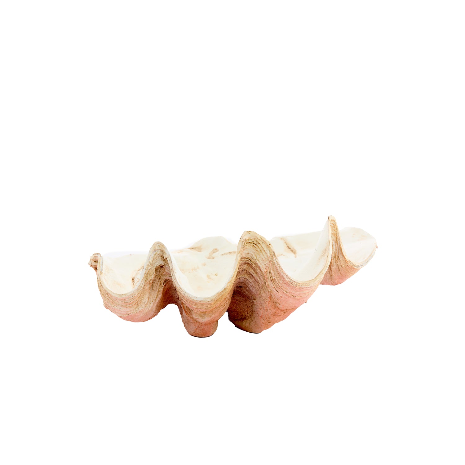 Light & Living - Ornament SHELL - 41x25x17cm - Oranje