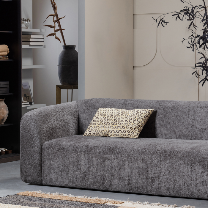 WOOOD Sloping 3-Zits Bank - Velvet - Mountain