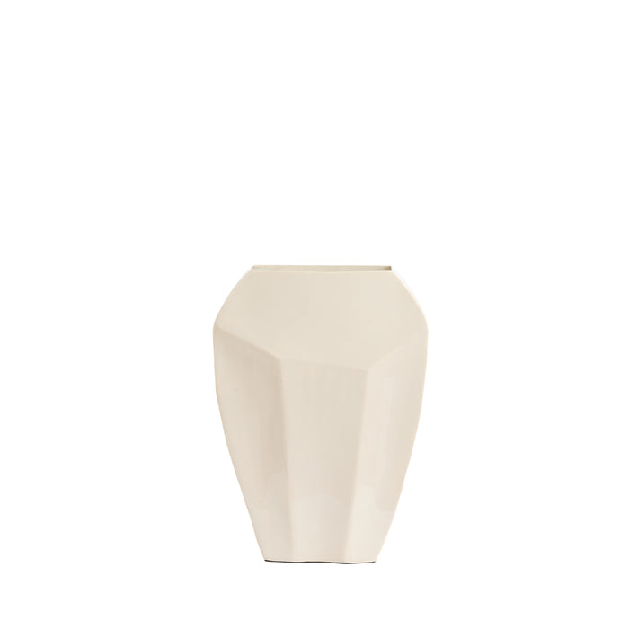 Light & Living - Vaas CORDOBA - 25x11x34cm - Wit