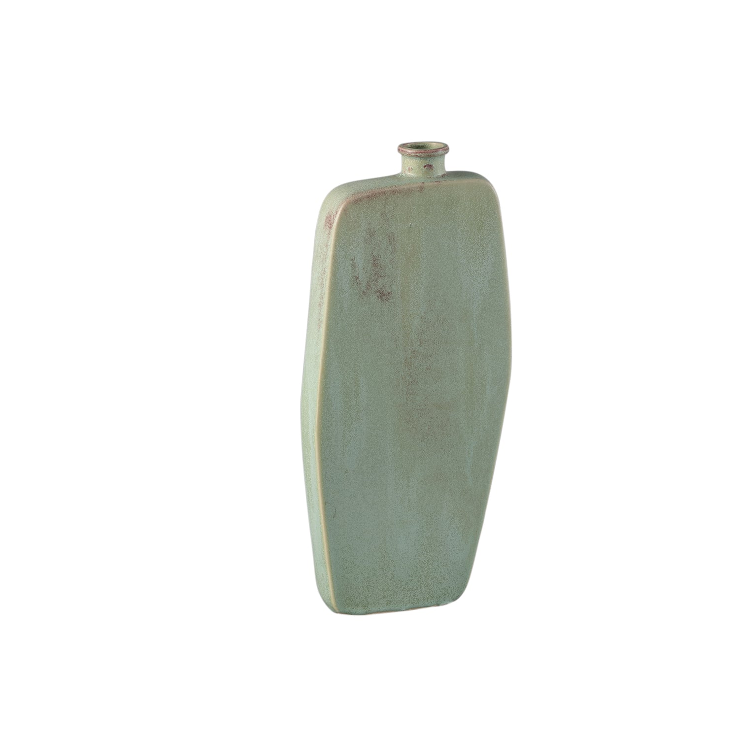 PTMD Amalie Green Round Ceramic Bottle L