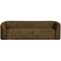WOOOD Sloping 3-Zits Bank - Velvet - Brass