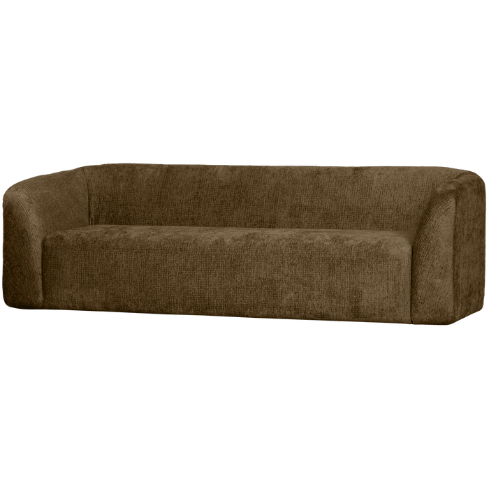 WOOOD Sloping 3-Zits Bank - Velvet - Brass