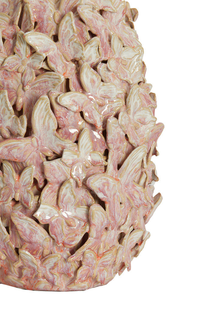 Light & Living - Vaas MARIPOSA - Ø23x36.5cm - Roze