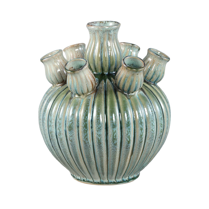 PTMD Vaas Nolou - 22x22x20 cm - Keramiek - Turquoise