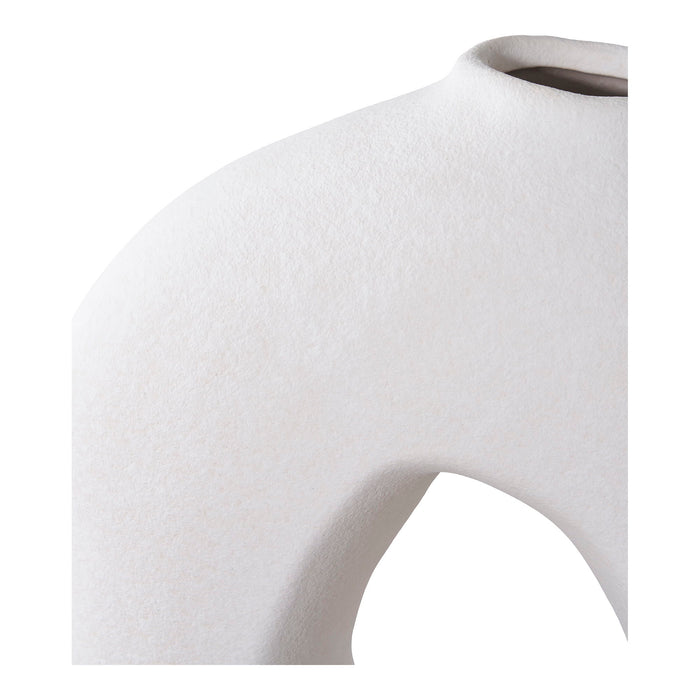 Vase - Vase, ceramic, white 24x10,5x27,8 cm