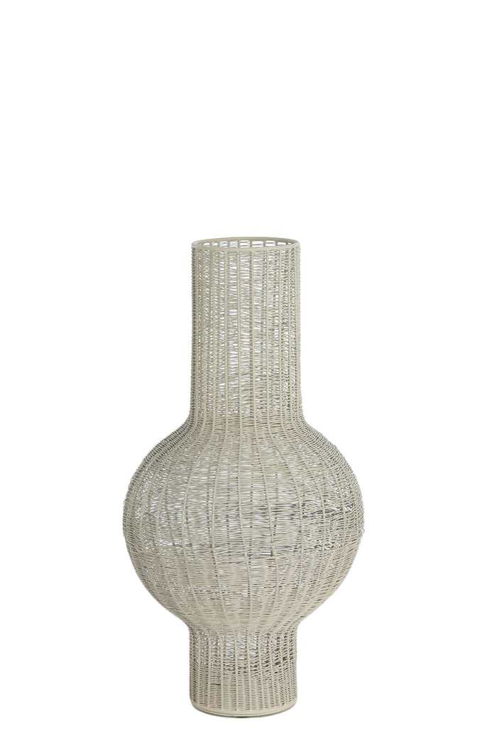 Light & Living - Vaas COMPETA - Ø25x48cm - Wit